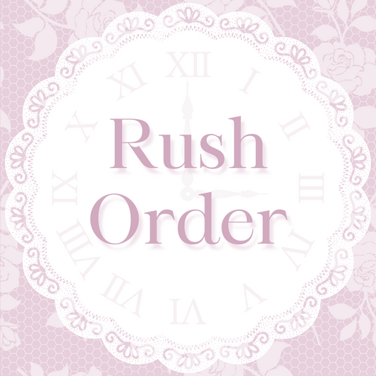 rush order to speed up processing and shipment time